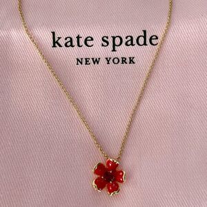 NWT Kate Spade Blushing Blooms Pendant Necklace